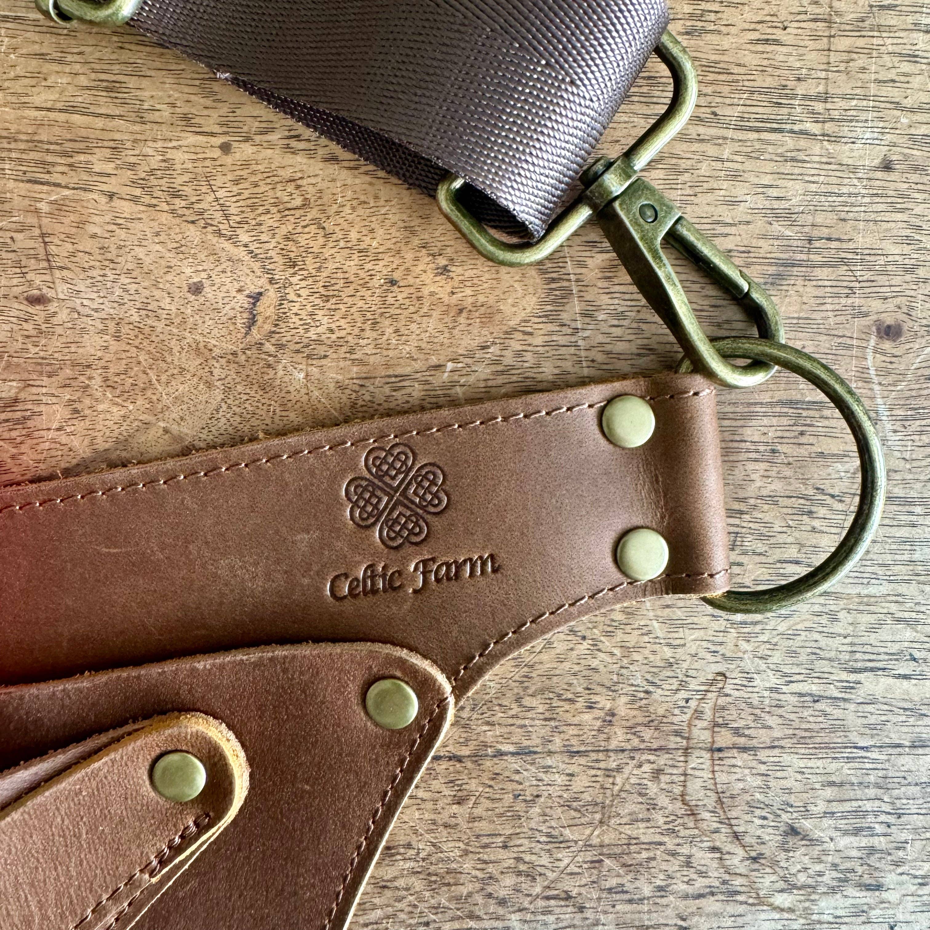 The Artisan Leather Gardener’s Belt | Full-Grain Tool Holster