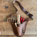 The Artisan Leather Gardener’s Belt | Full-Grain Tool Holster